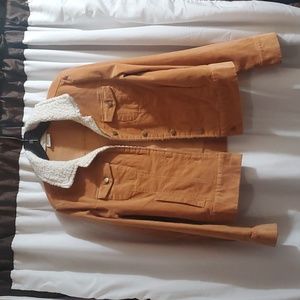 Rare- OTHERS FOLLOW Brown Corduroy Jacket Size M.